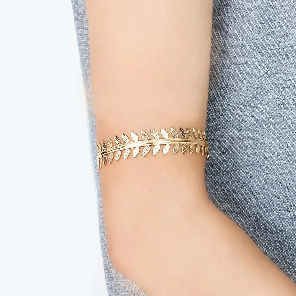 B5.Leaf Design Arm Cuff