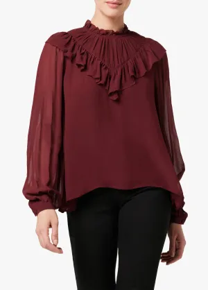 BAILEY RUFFLE BLOUSE