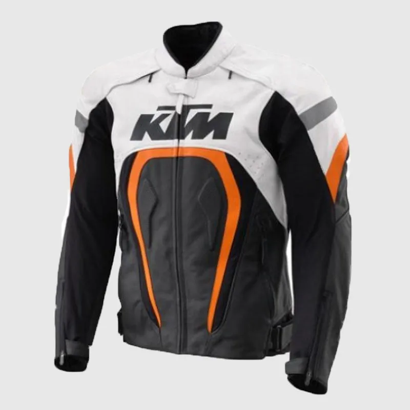 Best Quality For Mens KTM Leather Motorcycle Racing Jacket