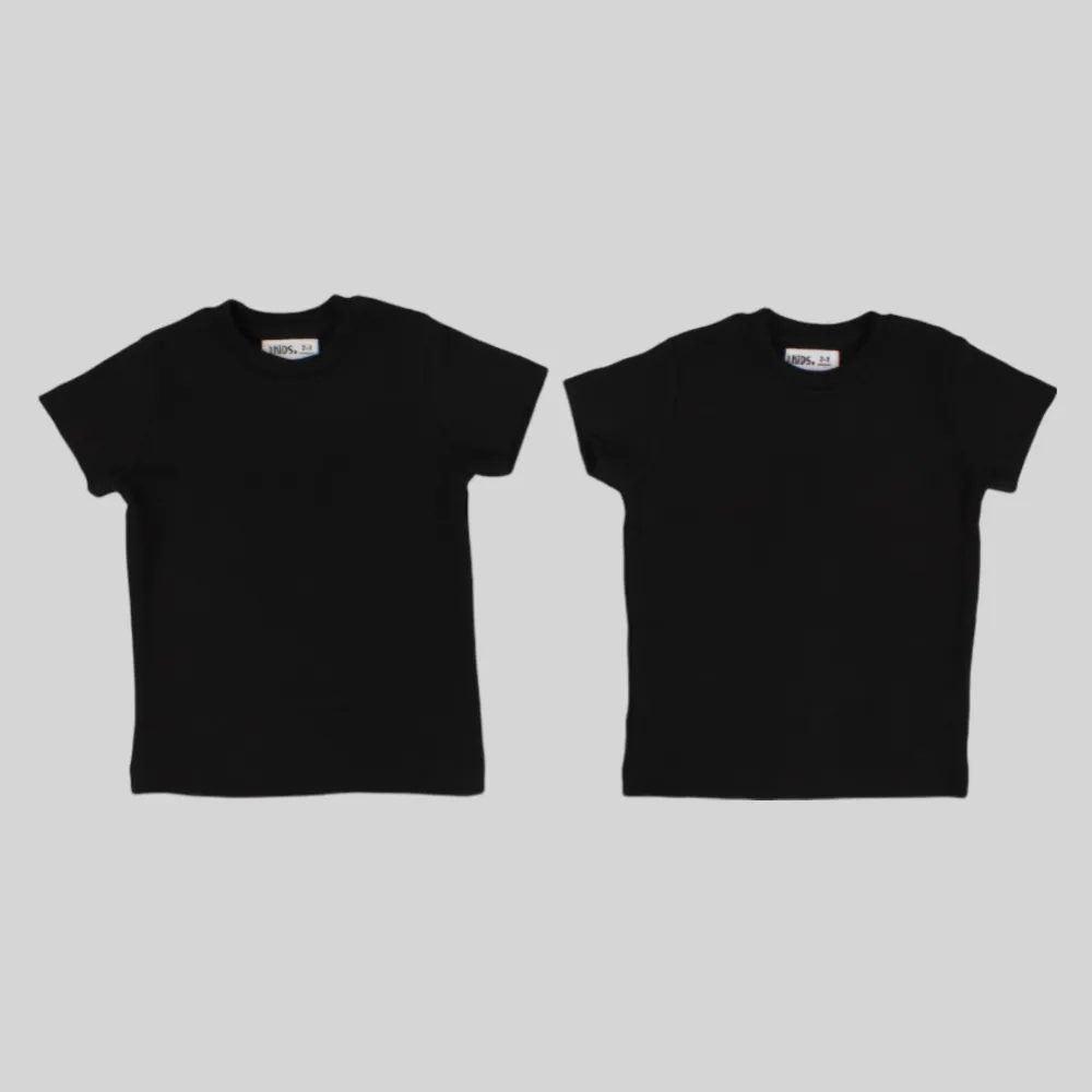 Black Short-Sleeved Thermal Top Pack