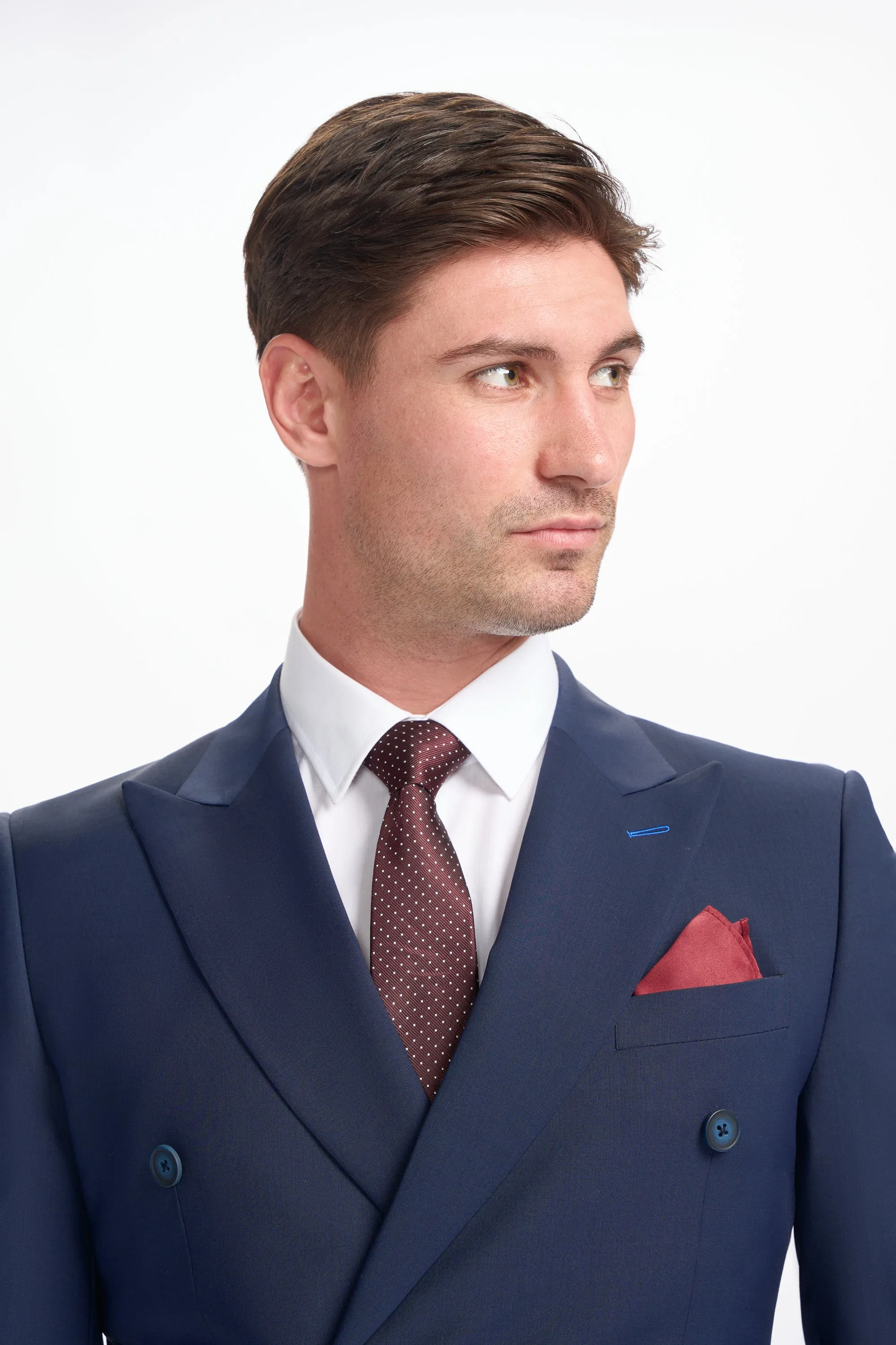 Bond Navy Double Breasted Two Piece Suit