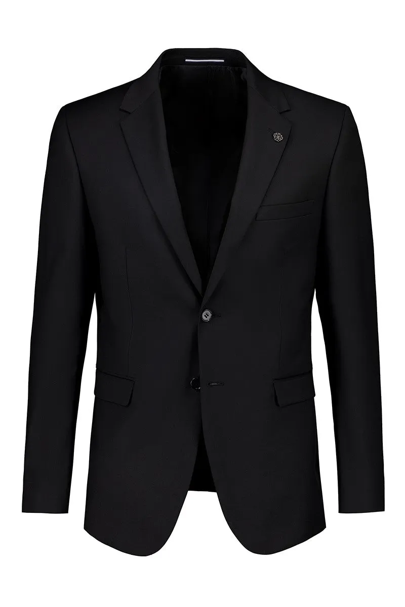 Cambridge Serra Jacket Jura Trouser Black Suit Set