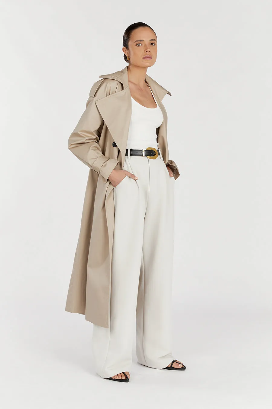 CAMERON STONE TRENCH COAT