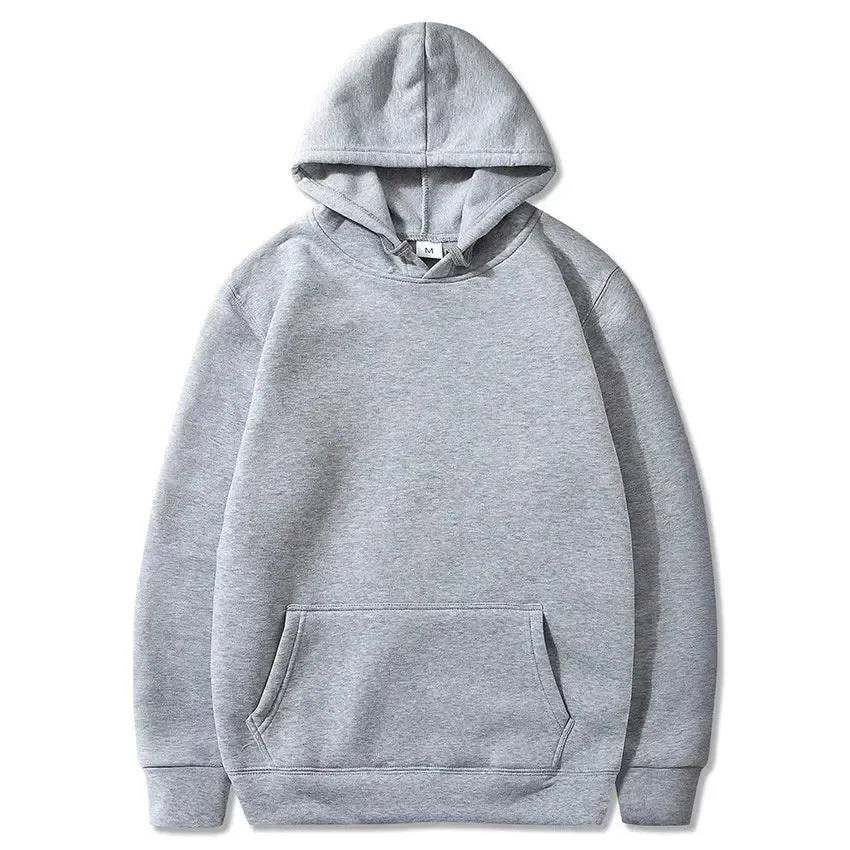 Casual Solid Tops Fleece Hoodies