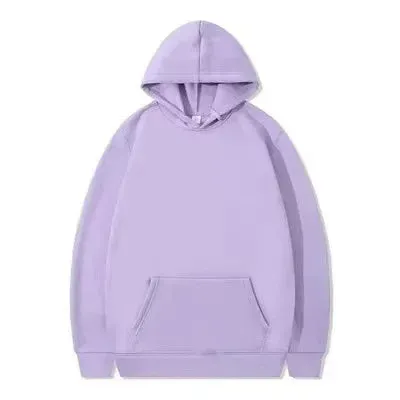 Casual Solid Tops Fleece Hoodies