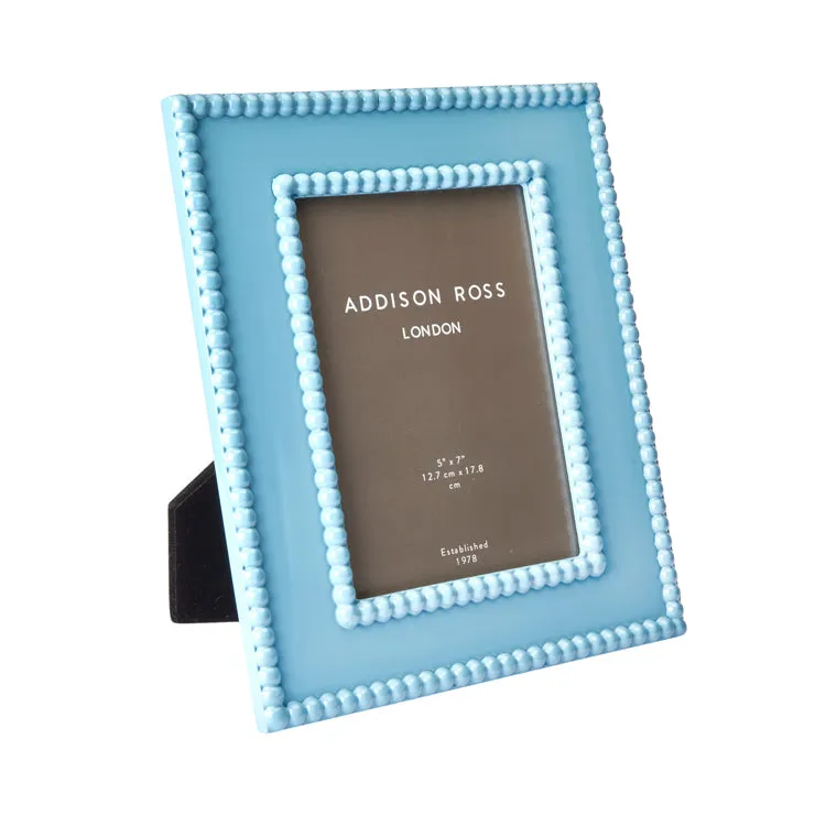 Chambray Blue Bobbin Photo Frame - 5x7