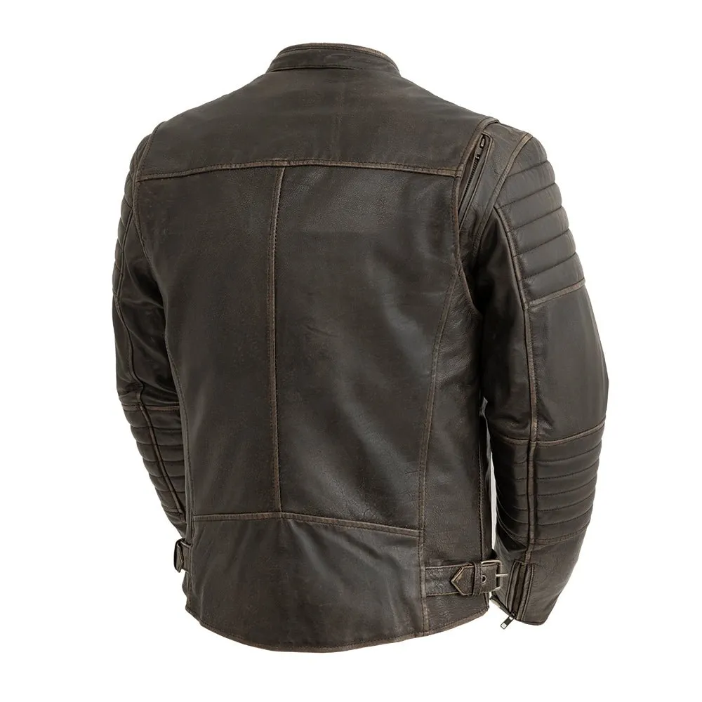 Commuter Men's Motorcycle Leather Jacket