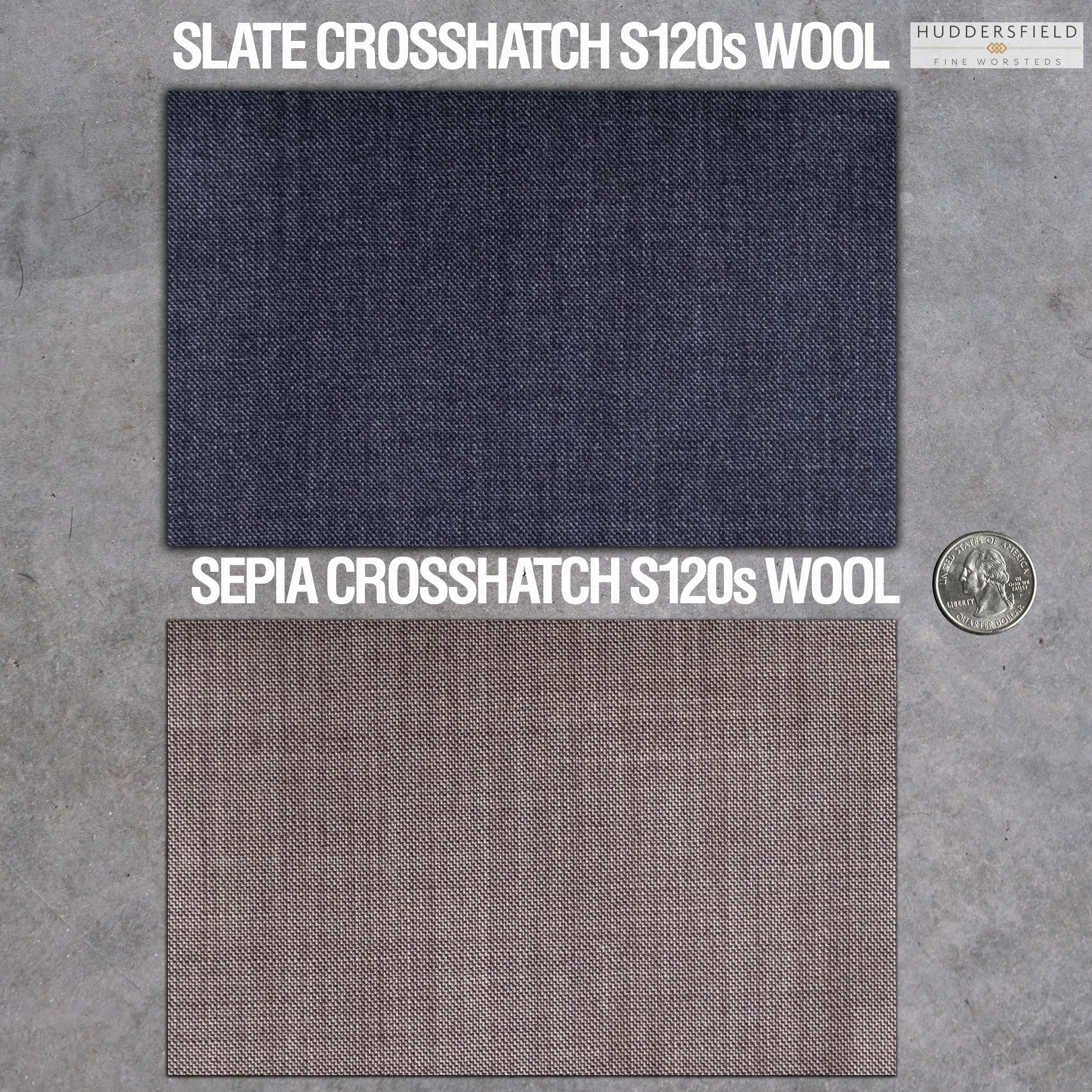 Custom Suits & Sportcoats Huddersfield Solid 4-Season Wools