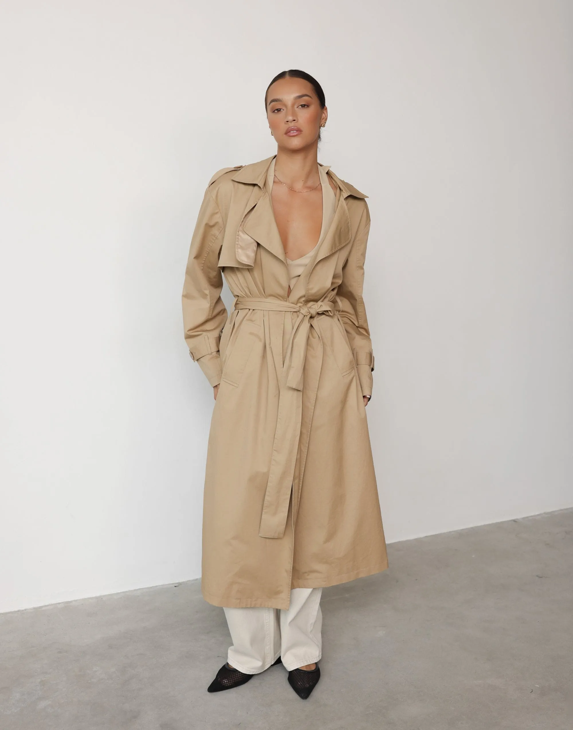 Dario Trench Coat (Camel)