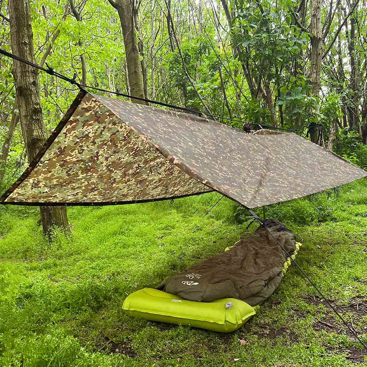 DD Hammocks Waterproof Poncho Tarp Multicam Camouflage - 2.5m x 1.4m