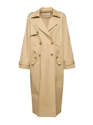 Dylan cotton blend trench coat