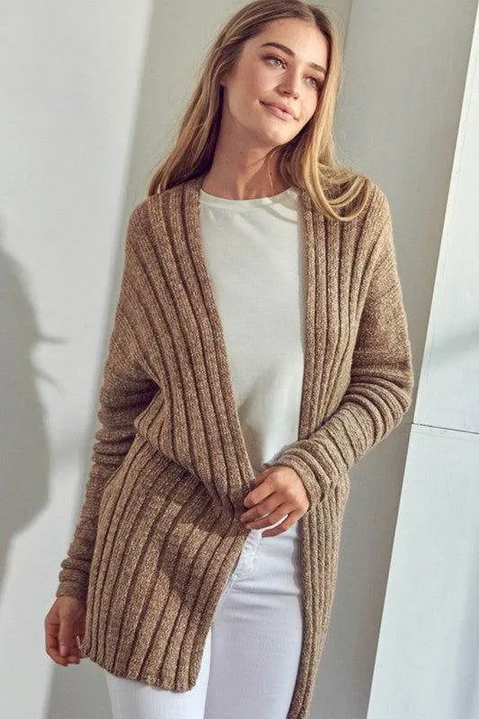 E Luna Chunky Sweater Knit Cardigan