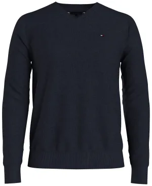 Essential Tommy Hilfiger Men's Solid V-Neck Sweater