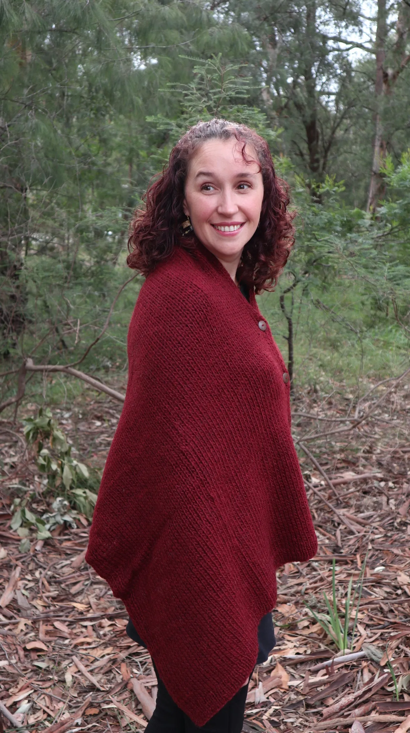 Fair Trade Ethical Women's Woollen Poncho