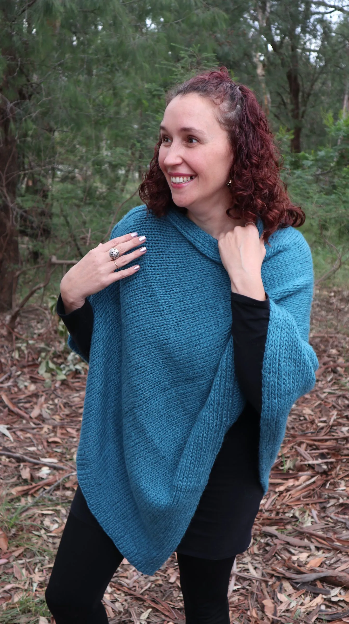 Fair Trade Ethical Women's Woollen Poncho