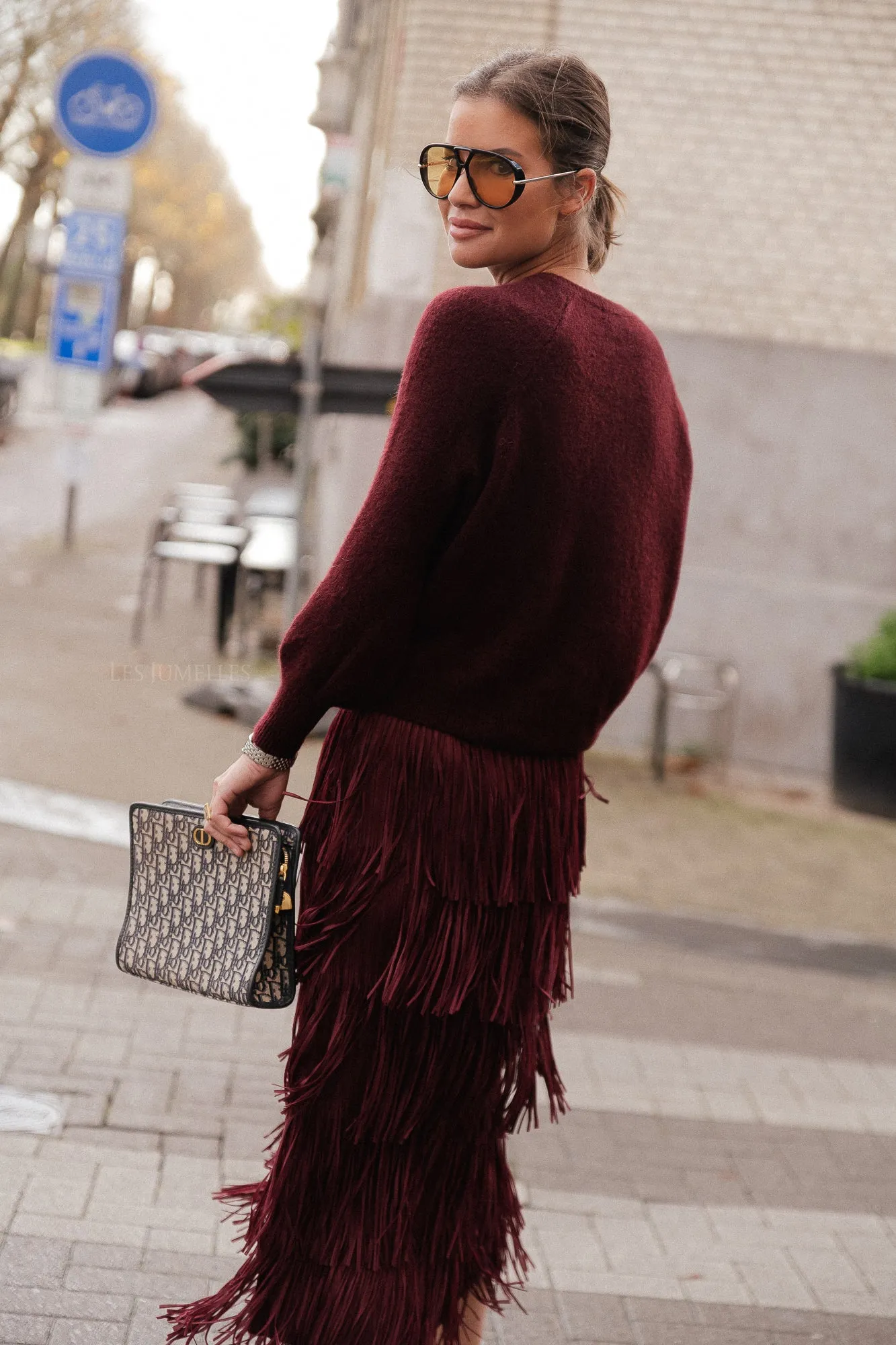 Fenna jumper burgundy