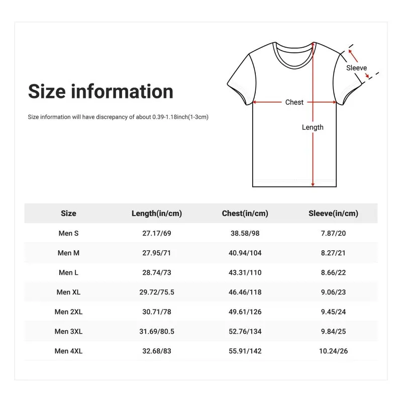 Hoyuen T-shirt, men's cotton stretch round neck T-shirt Short sleeve T-shirt