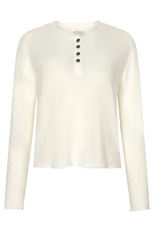 Jockey® Relaxed Cropped Longsleeve Shirt