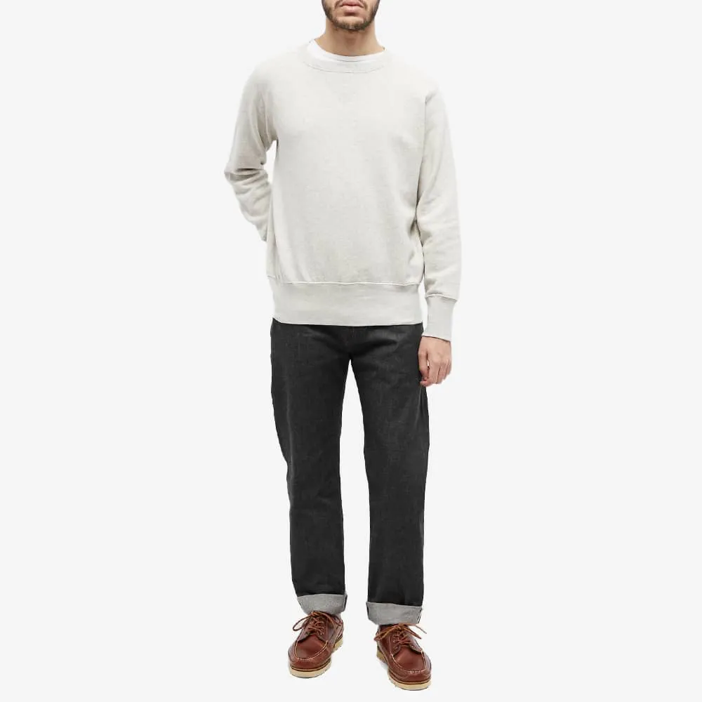 Levis Vintage Clothing Bay Meadows Crew Sweatshirt, cream