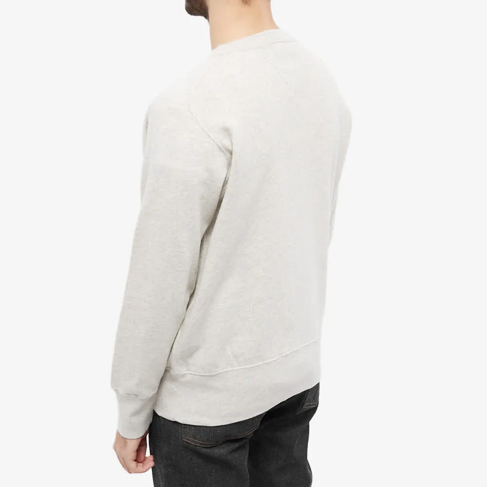 Levis Vintage Clothing Bay Meadows Crew Sweatshirt, cream