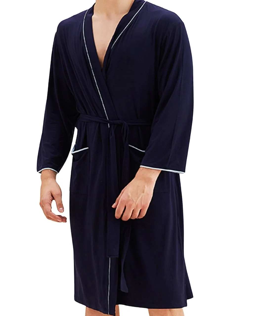 Mens Bamboo Robe - Mens Loungewear Dressing Gown