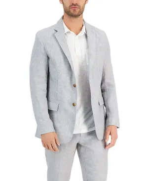 Men's Linen Jacket Created for Macy's Club Room, Multi