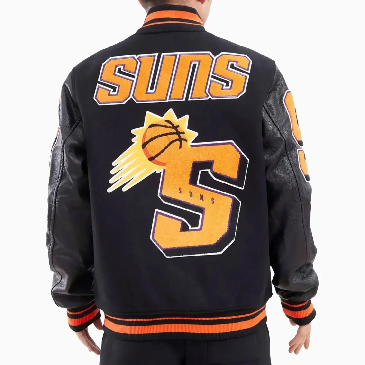 Men's NBA Phoenix Suns Mashup Logo Varsity Jacket