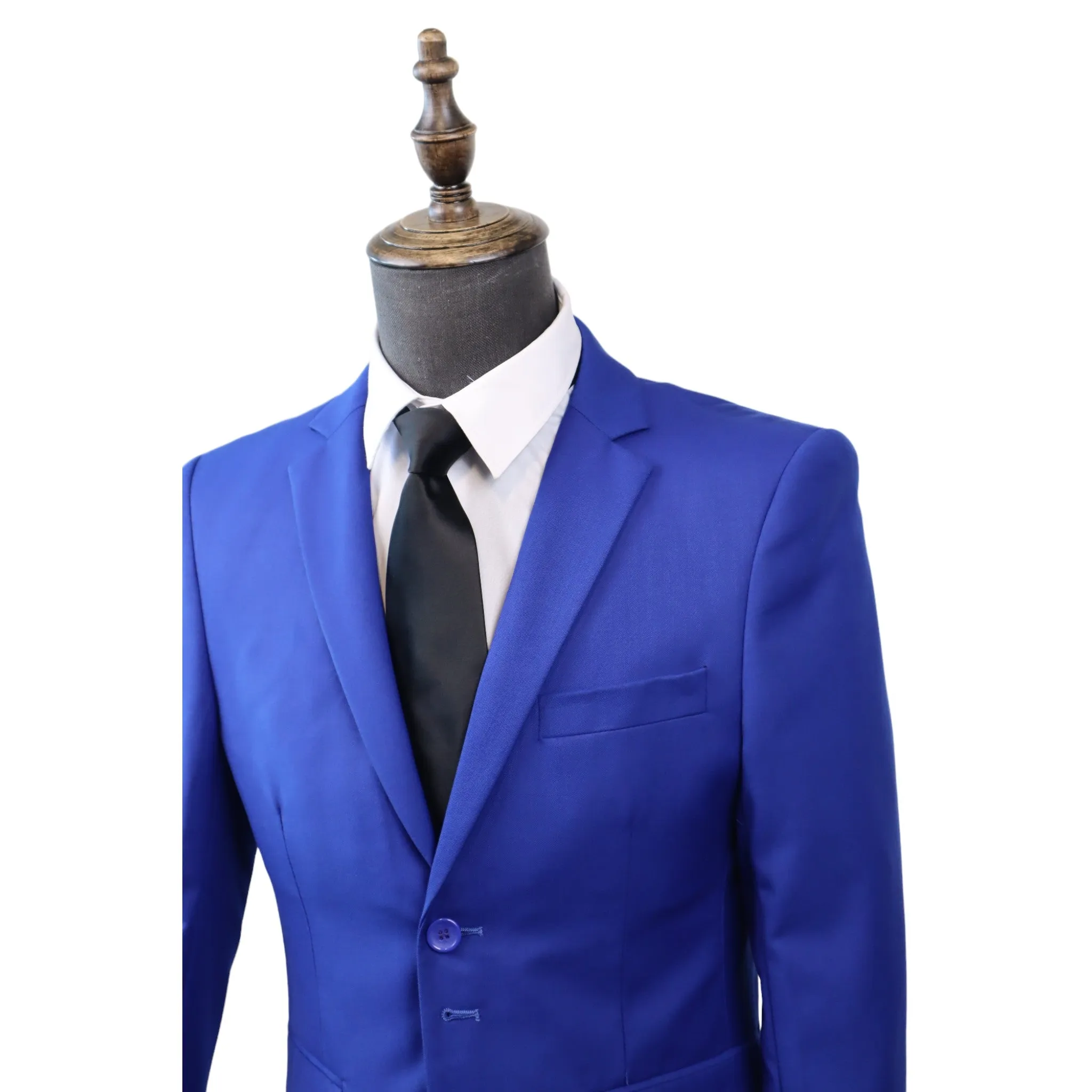 Men's Tailored Royal Blue 2PC Suit