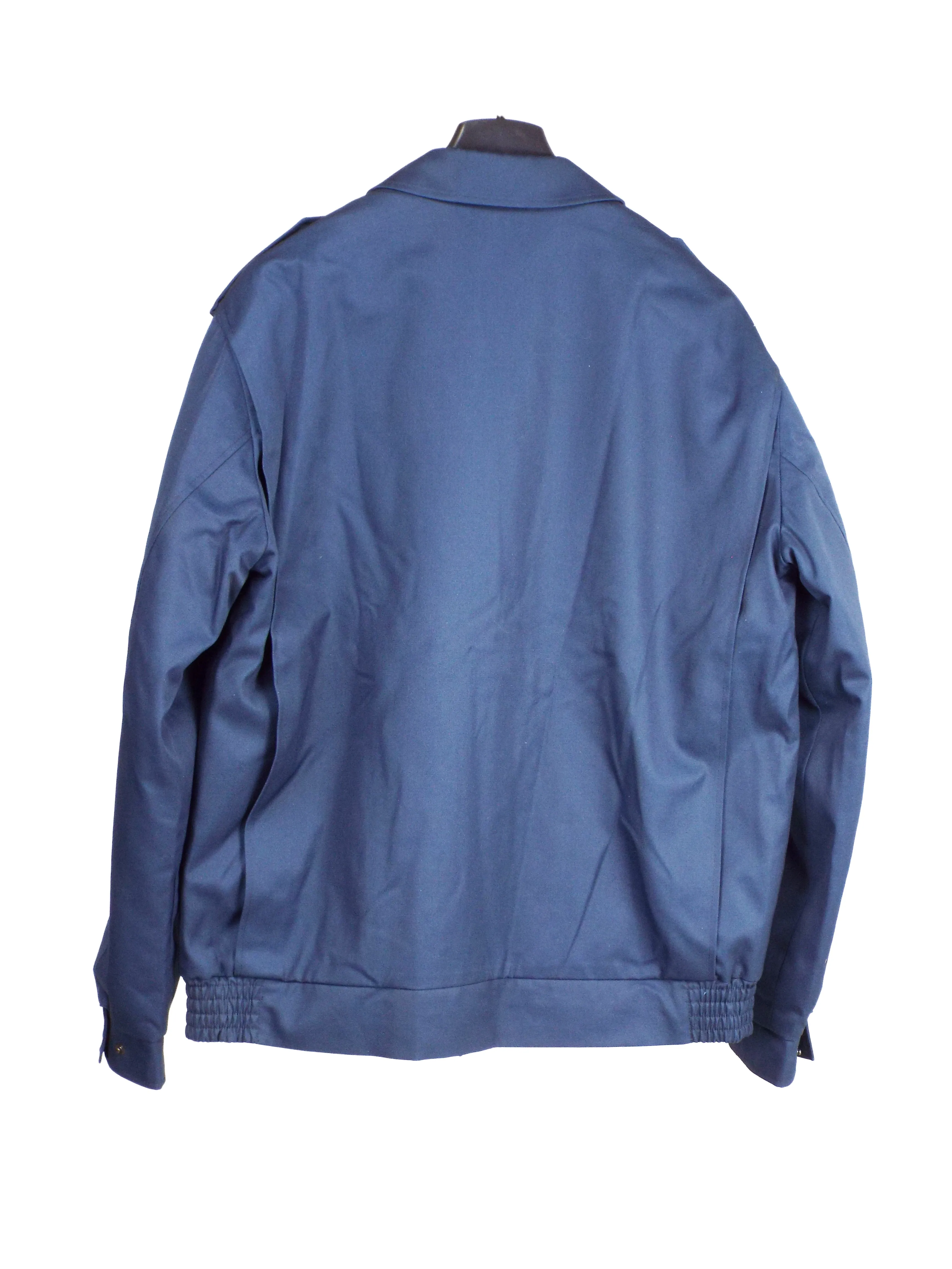 Military Blouson Bomber Jacket with Breast Pockets