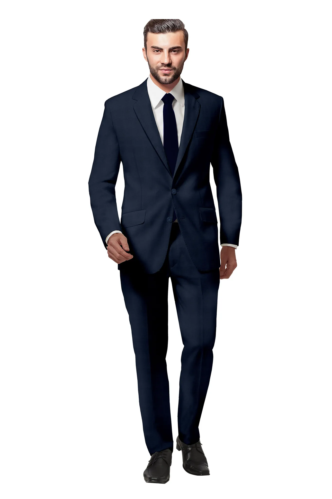 Navy Check Suit