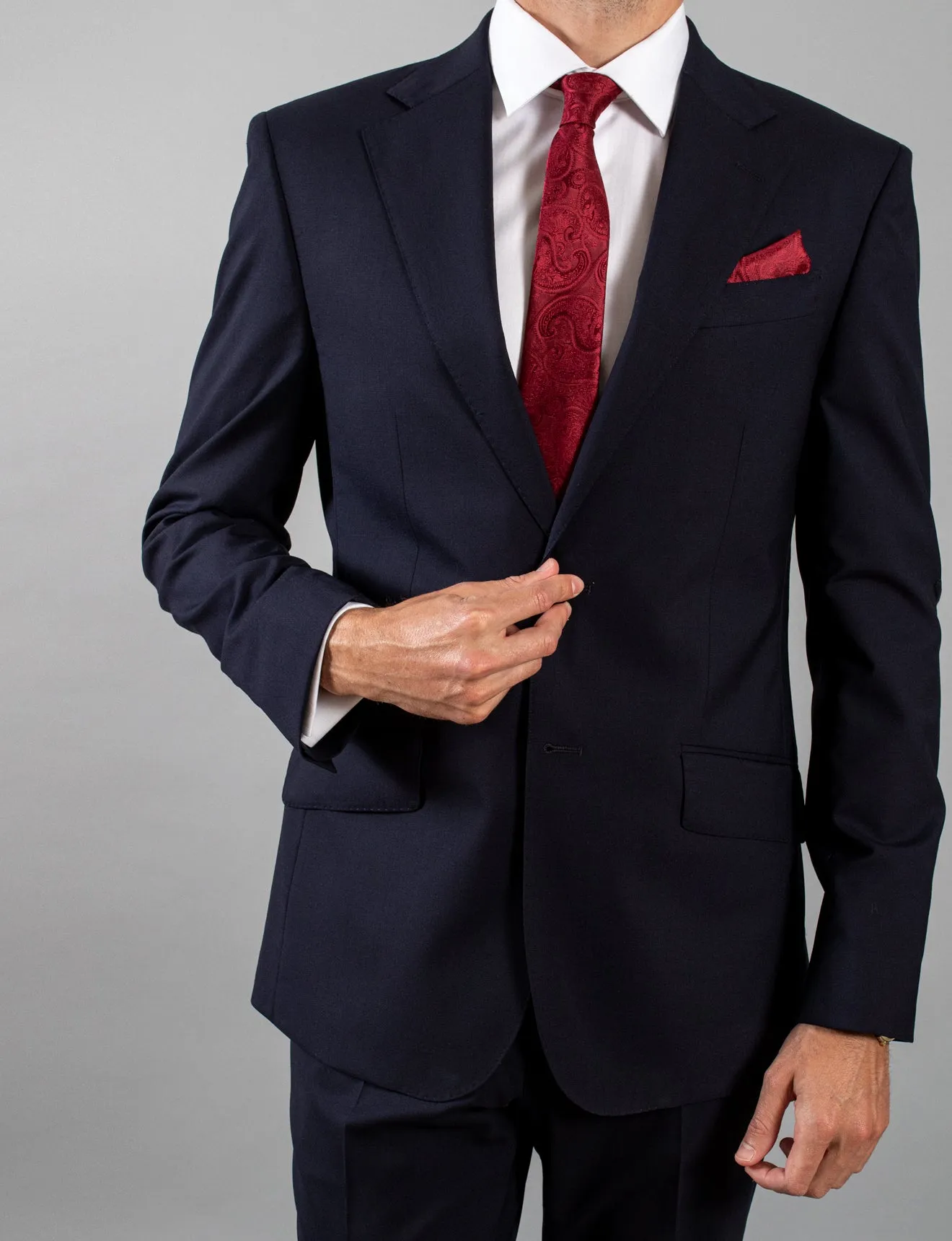 Navy Classic Suit Jacket