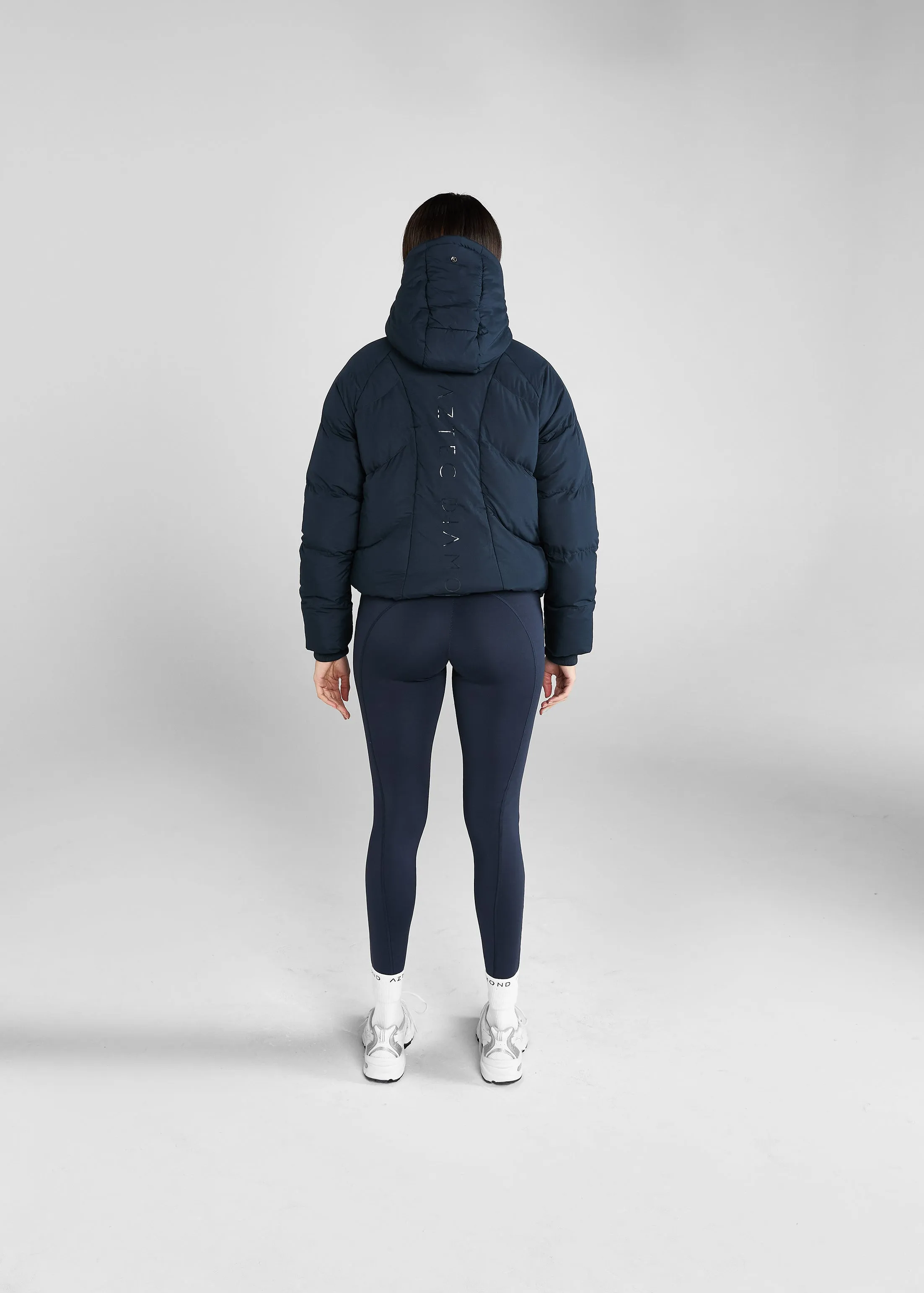 Navy Puffer Coat