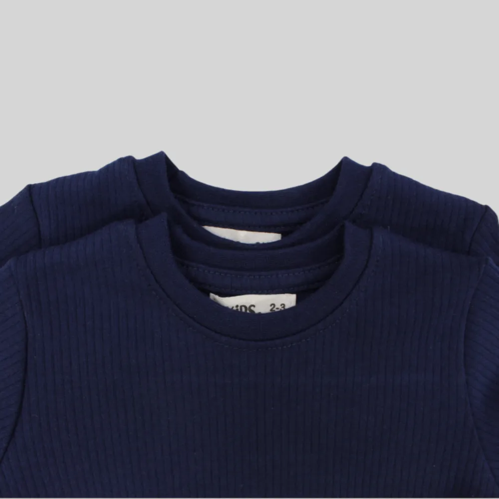 Navy Short-Sleeved Thermal Top Pack