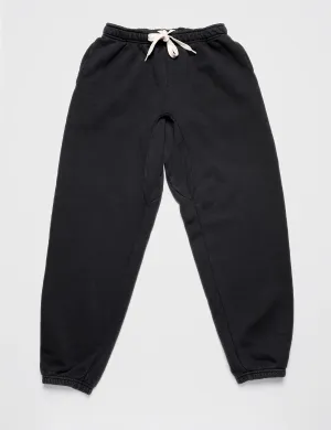 New Sweatpants in Washed Black