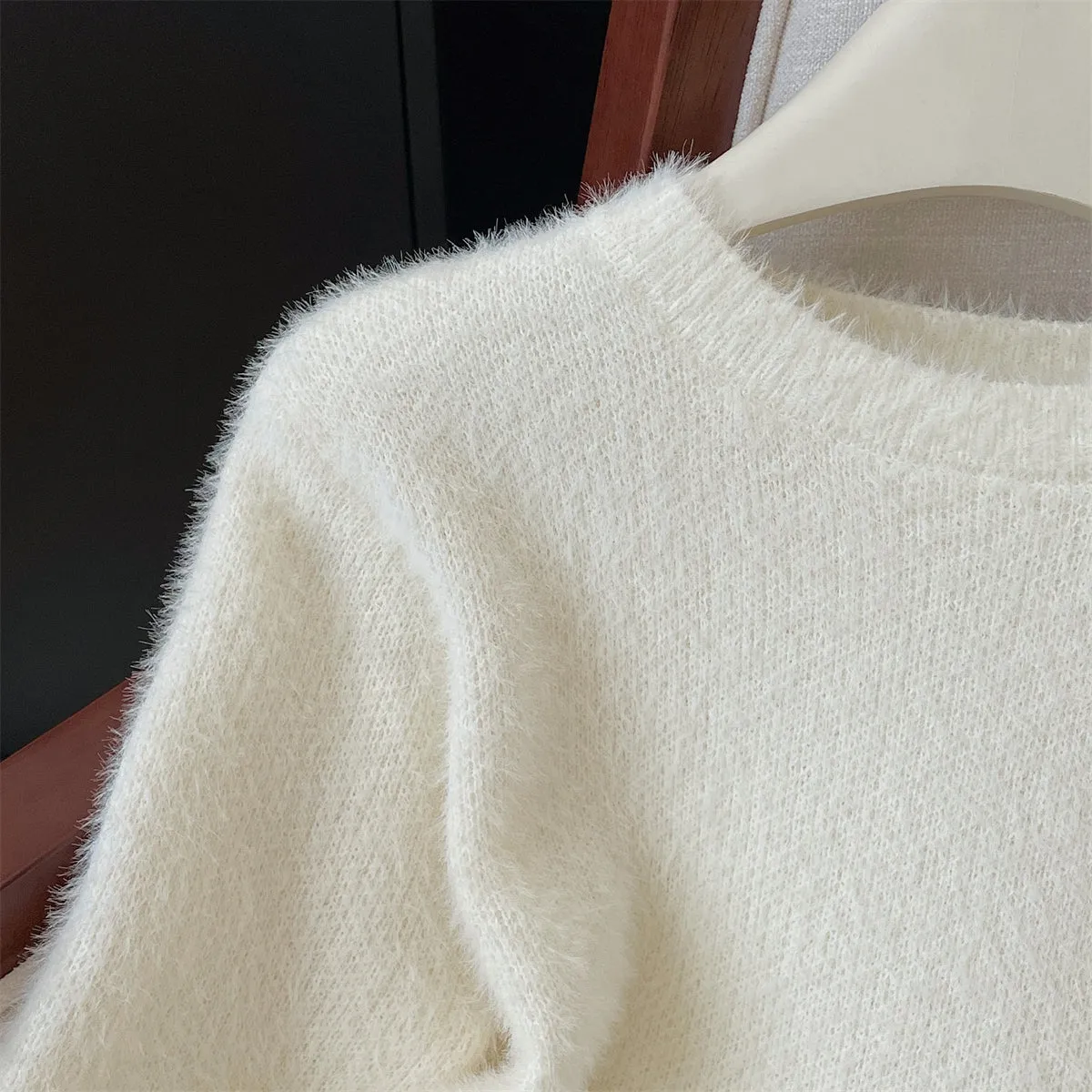 Niche Flared Sleeve Soft Sweater