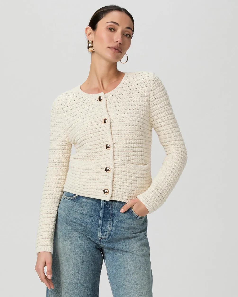 Oberon Cardigan – Ivory