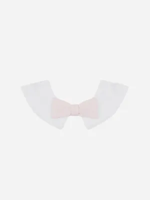 Organic Cotton Bow Tie Collar | Pink