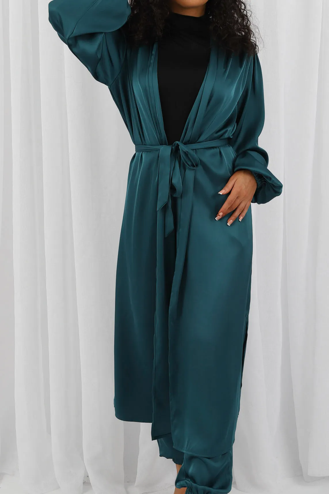 Porsha Satin Cardigan