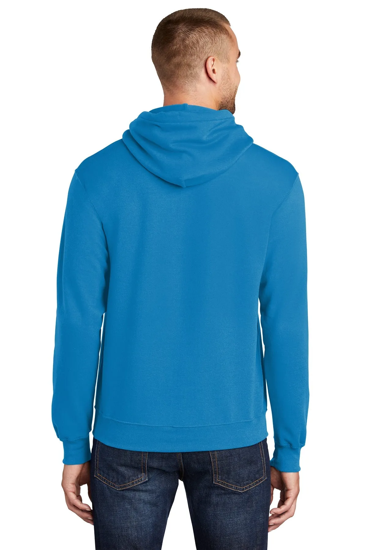 Port & Company Core Fleece Branded Hoodies, Sapphire