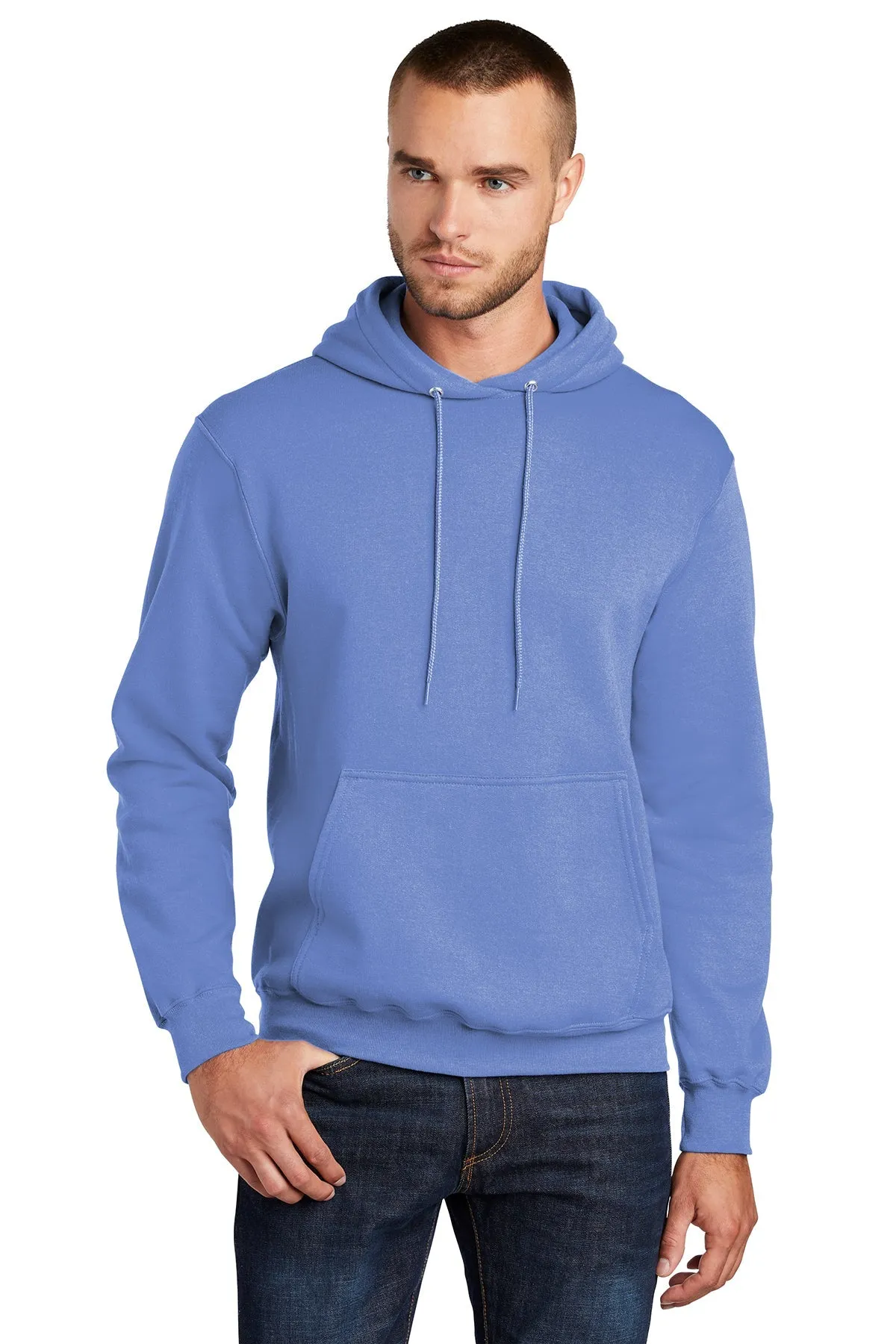 Port & Company Core Fleece Customized Hoodies, Carolina Blue