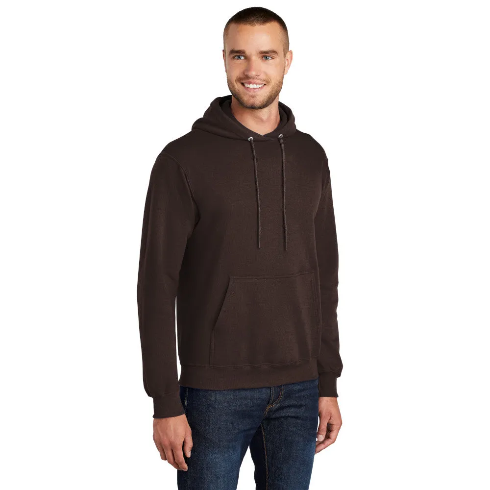 Port & Company® Core Fleece Pullover Hooded Sweatshirt - Dark Chocolate Brown