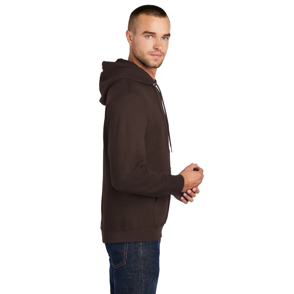 Port & Company® Core Fleece Pullover Hooded Sweatshirt - Dark Chocolate Brown