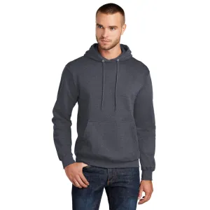 Port & Company® Core Fleece Pullover Hooded Sweatshirt - Heather Navy