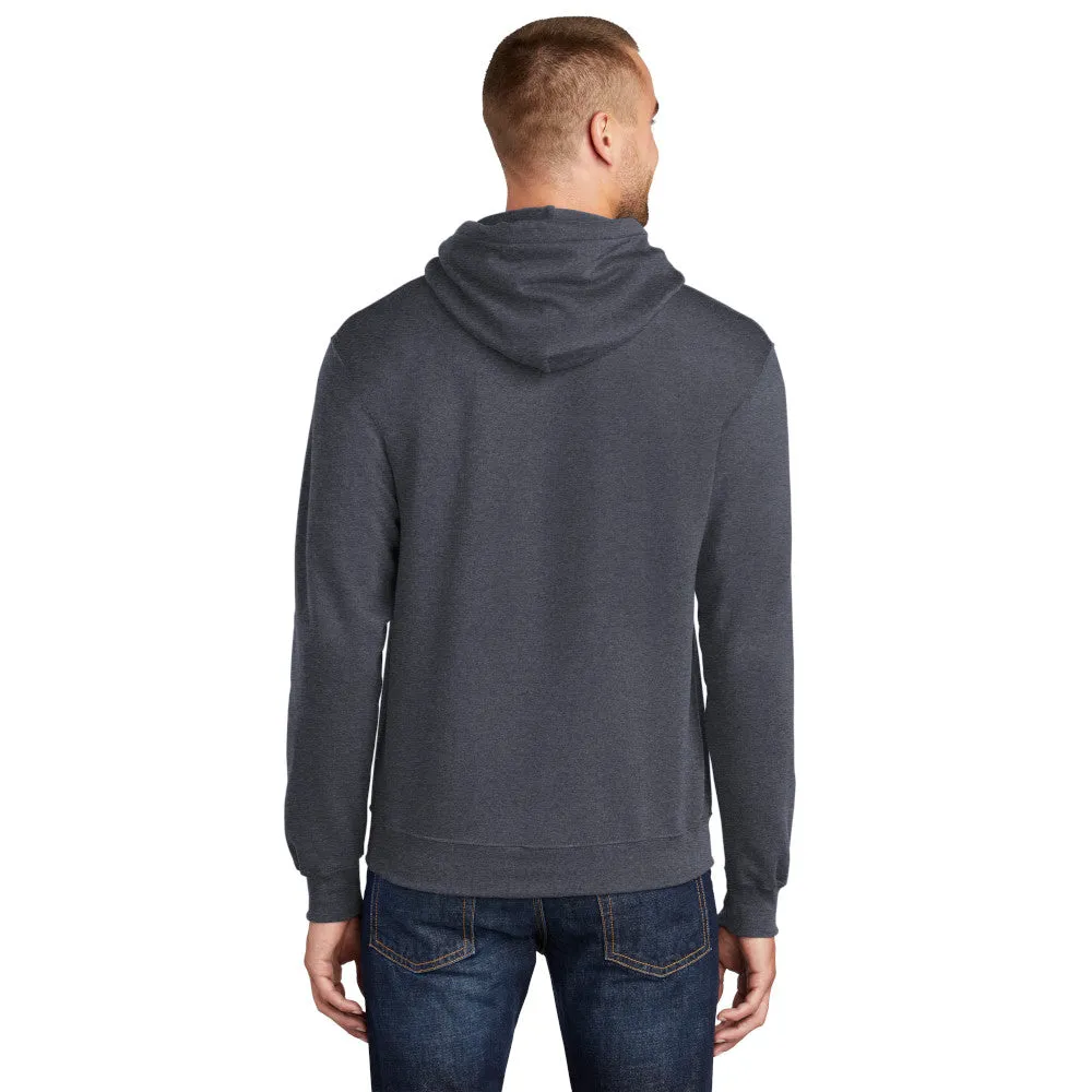 Port & Company® Core Fleece Pullover Hooded Sweatshirt - Heather Navy