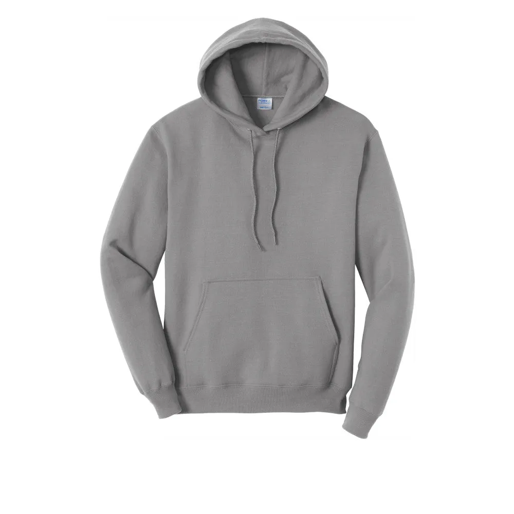 Port & Company® Core Fleece Pullover Hooded Sweatshirt - Medium Grey