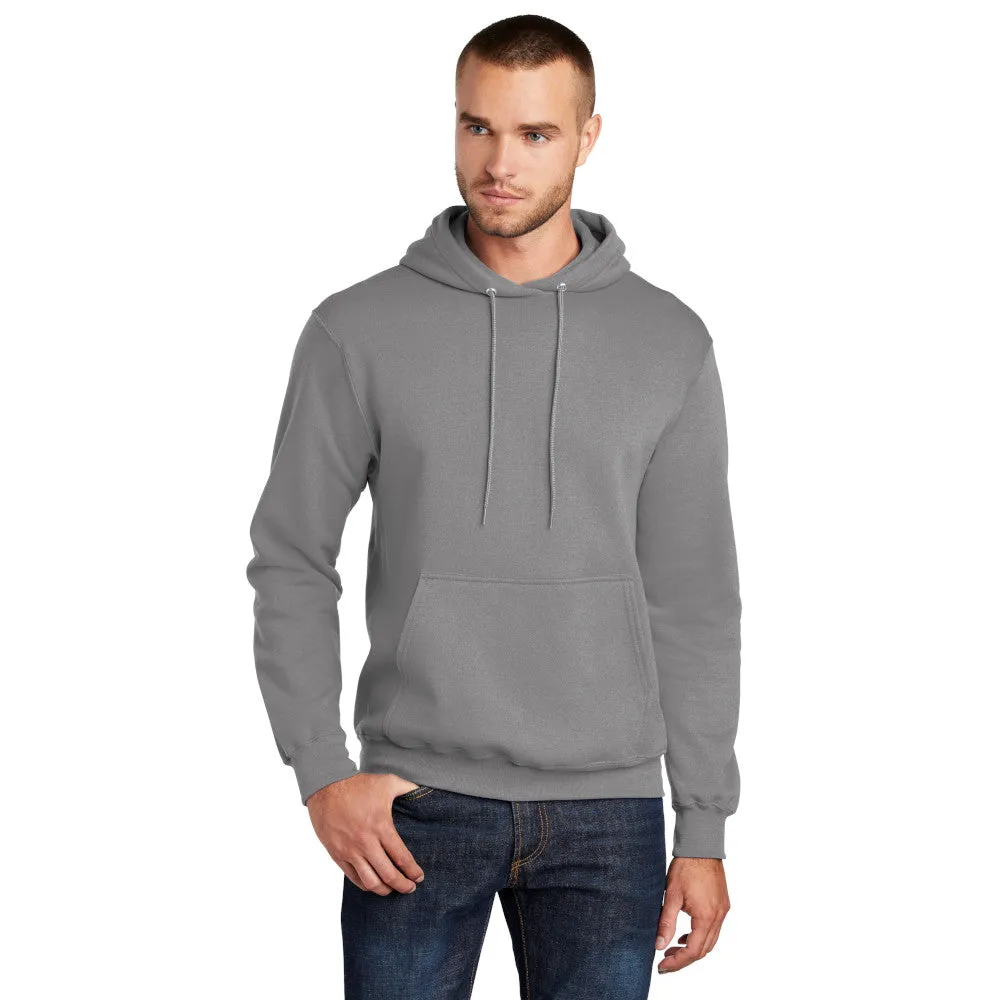 Port & Company® Core Fleece Pullover Hooded Sweatshirt - Medium Grey