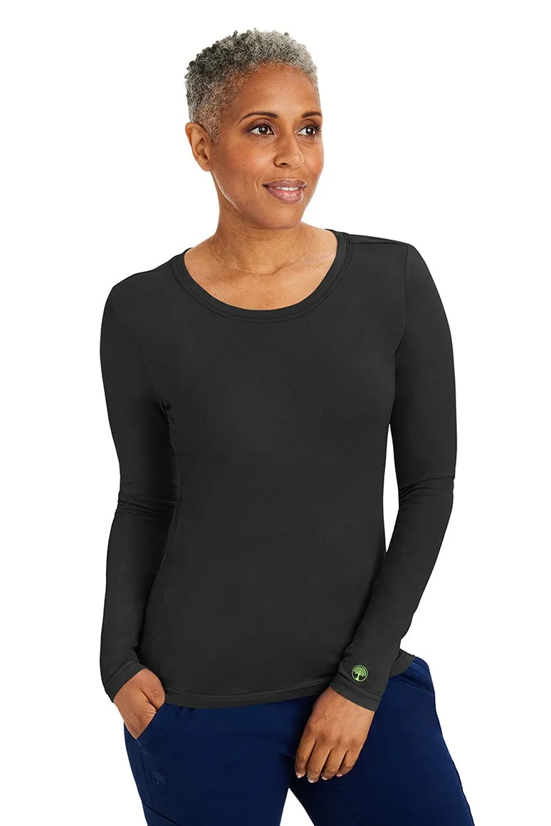 Purple Label Women's Melissa Long Sleeve T-Shirt | Black