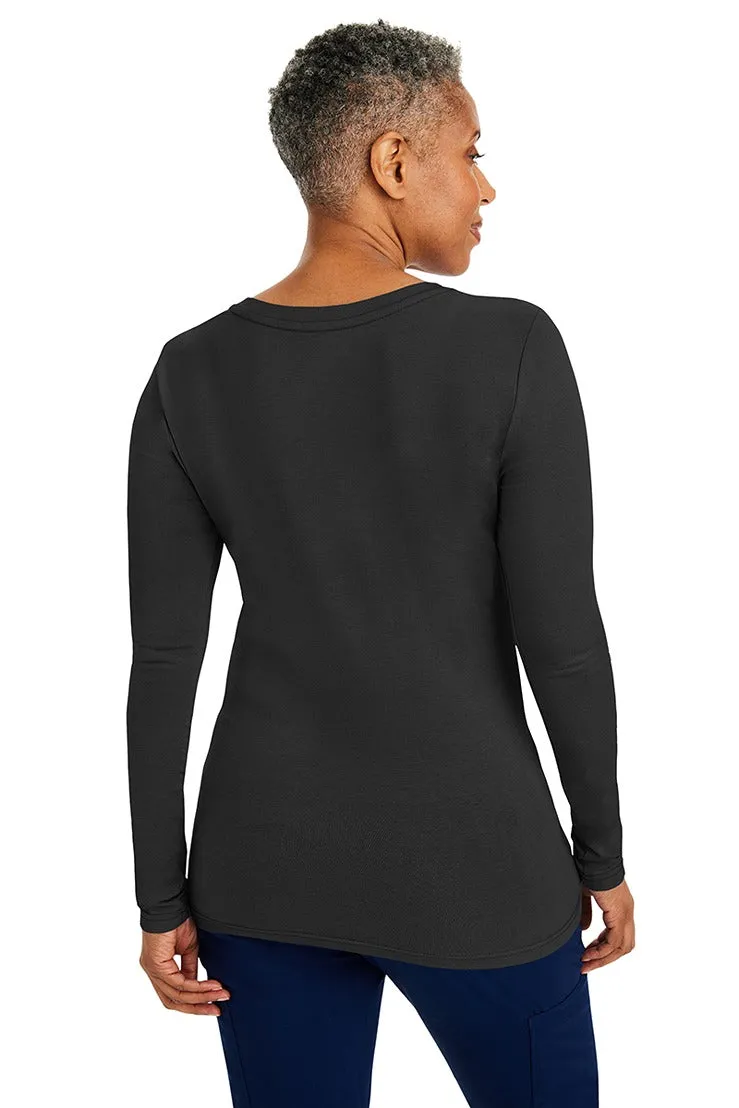 Purple Label Women's Melissa Long Sleeve T-Shirt | Black