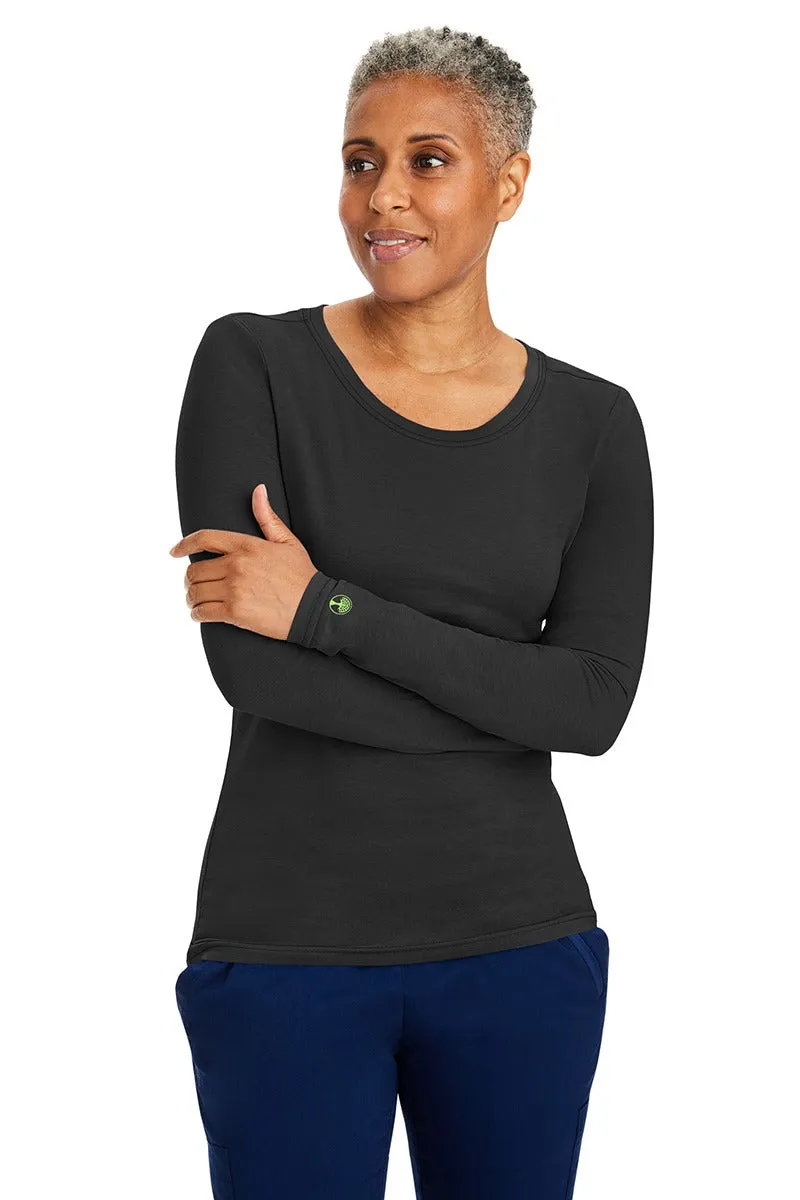 Purple Label Women's Melissa Long Sleeve T-Shirt | Black