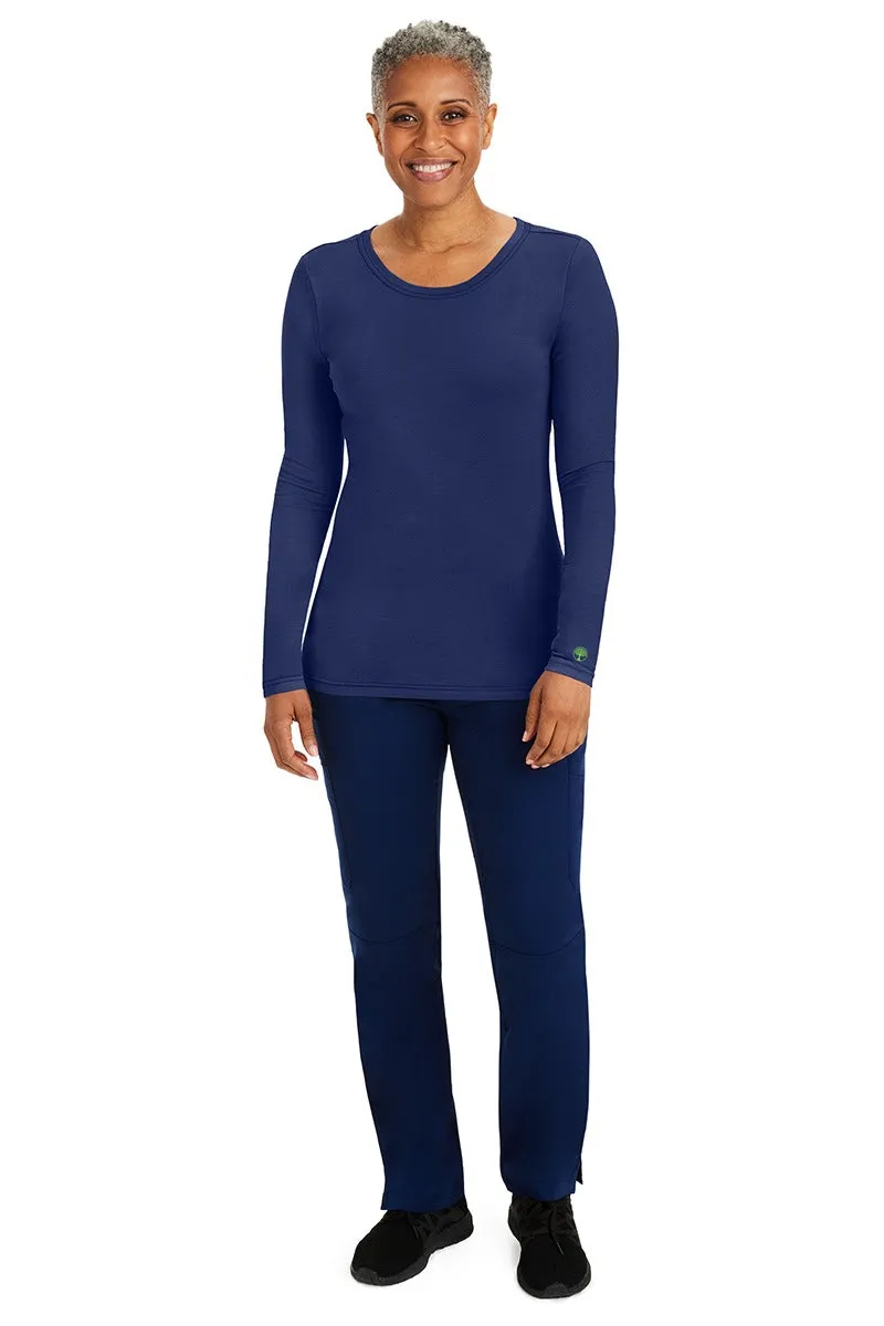 Purple Label Women's Melissa Long Sleeve T-Shirt | Navy